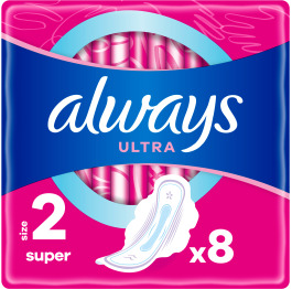 Пр ALWAYS Ультра Супер Single 8шт