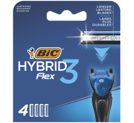 BIC ГІБРИД 3 ФЛЕКС КАСЕТИ 4шт