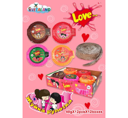 Жув гум Велика Рулетка Love Is (12шт*12) ШТ