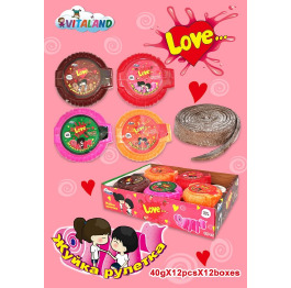 Жув гум Велика Рулетка Love Is (12шт*12) ШТ