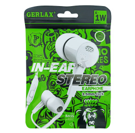 Навушники Gerlax E1W белые