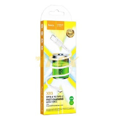 Кабель Type-C to Type-C Hoco X83 60w біл 1м