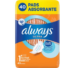 Пр ALWAYS Ультра Нормал Quatro 40шт
