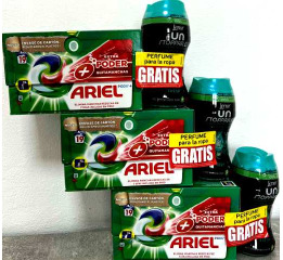 Ariel капс 19шт+Lenor конд 140г