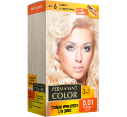 Фарба 'Permanent Color' блондест №0.01