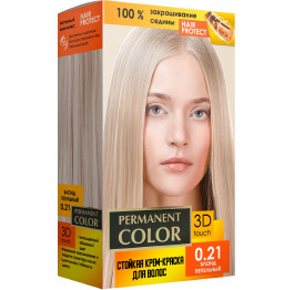 Фарба 'Permanent Color' тон блонд попелястий №0.21