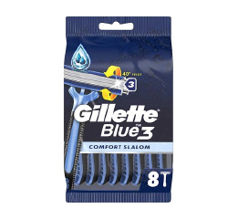 GILLETTE BLUE 3 Comfort Slalom 8шт
