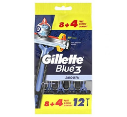 GILLETTE BLUE 3 Smooth 12шт (20)