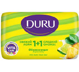 Duru 1+1 лайм та ананас 80г