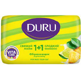 Duru 1+1 лайм та ананас 80г