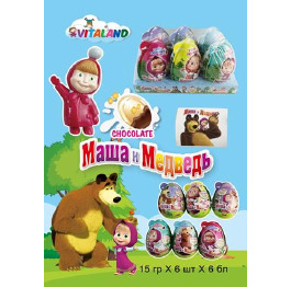 Яйце пл 'ММ'+печивотз шок.+ТАТУ 15гр (6шт*6)ШТ