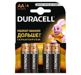 .Батарейка 'DURACELL LR6 (4шт*20) блістер