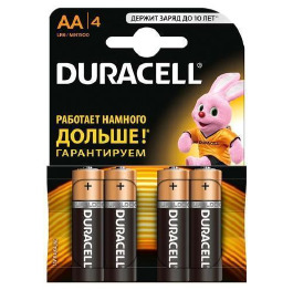 .Батарейка 'DURACELL LR6 (4шт*20) блістер