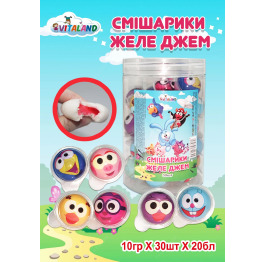 Желе-джем Смішарики 10г (30шт*20) ШТ
