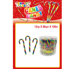 Льодяник посох CANES CANDY (60шт*10)УП