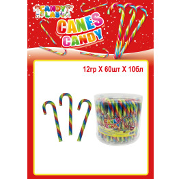Льодяник посох CANES CANDY (60шт*10)УП
