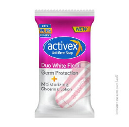 Activex duo мило антибактеріальне white floral 60г