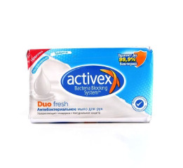 Activex duo мило антибактеріальне white fresh 60г