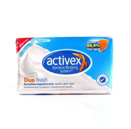 Activex duo мило антибактеріальне white fresh 60г
