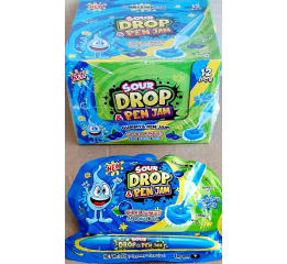 Желе Sour Drop Pen Jam 5в1 55г (12шт*12)