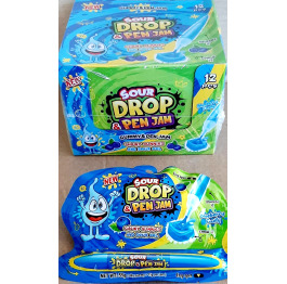 Желе Sour Drop Pen Jam 5в1 55г (12шт*12)