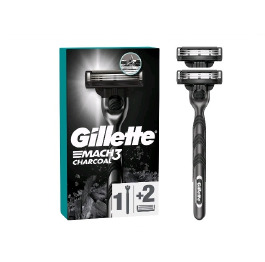 GILLETTE MACH3 Charcoal Бритва+2 касети