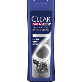 Clear шампунь Active Clean 400мл (12)
