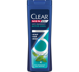 Clear шампунь Active Cool 400мл (12)