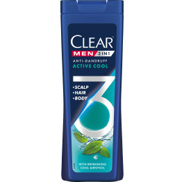 Clear шампунь Active Cool 400мл (12)