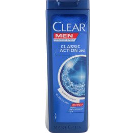 Clear шампунь Classic action 2в1 400мл (12)
