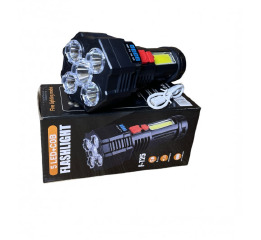Ліхтарик F-T25 пл. перезарядний с USB в кор. (120)