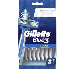 GILLETTE BLUE 3 SIMPLE 8шт (6)