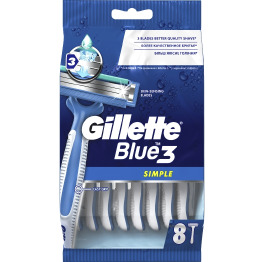 GILLETTE BLUE 3 SIMPLE 8шт (6)