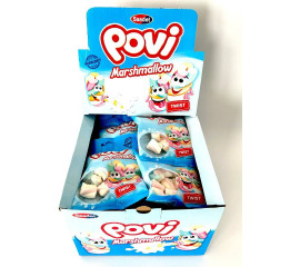 Зефір POVI TWIST Полуниця-Ваніль 30г