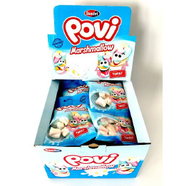 Зефір POVI TWIST Полуниця-Ваніль 30г