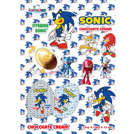 Яйце пл 'Sonic' 15г (12шт*12) ШТ