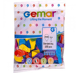 Кульки 'Gemar' 6' Пастель A60/80 (100шт) УП