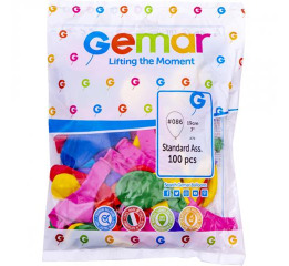 Кульки 'Gemar' 7' Пастель A70/80 (100 шт) УП