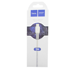 Кабель microUSB Hoco X20 белый 2 м