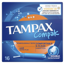 Пр TAMPAX Compak Супер Плюс Duo 16шт..