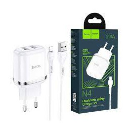 .СЗУ iPhone Hoco N4 2.4A-2USB чор