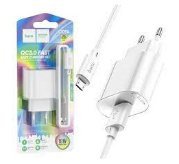 МЗП microUSB Hoco C109A 18w 2в1 біл