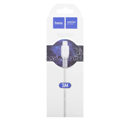 Кабель 3 м iPhone Hoco X20 2,4A біл