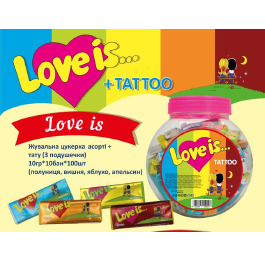 Жув цук 'Лімбо' Love is (100шт*10)УП