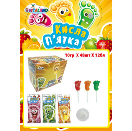 Льодяник Кисла П'ятка Віталенд (48шт*12)