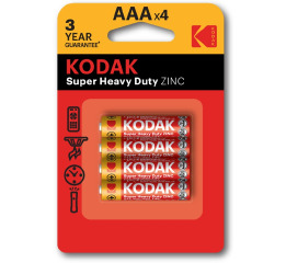 .Батарейка 'Kodak' R3 (4шт*12) БЛІСТЕР