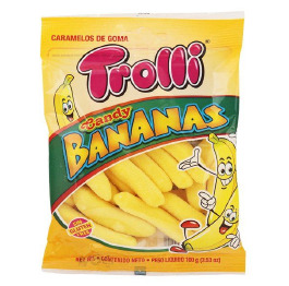 TROLLI Банани (100г*12) МІНІ ПАКЕТ
