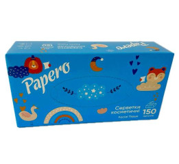 Серв дит 'Papero' 2ш. 19х20 150шт БЛАКИТНА(30)