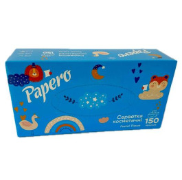Серв дит 'Papero' 2ш. 19х20 150шт БЛАКИТНА(30)