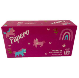 Серв дит 'Papero' 2ш. 19х20 150шт РОЖЕВА(30)